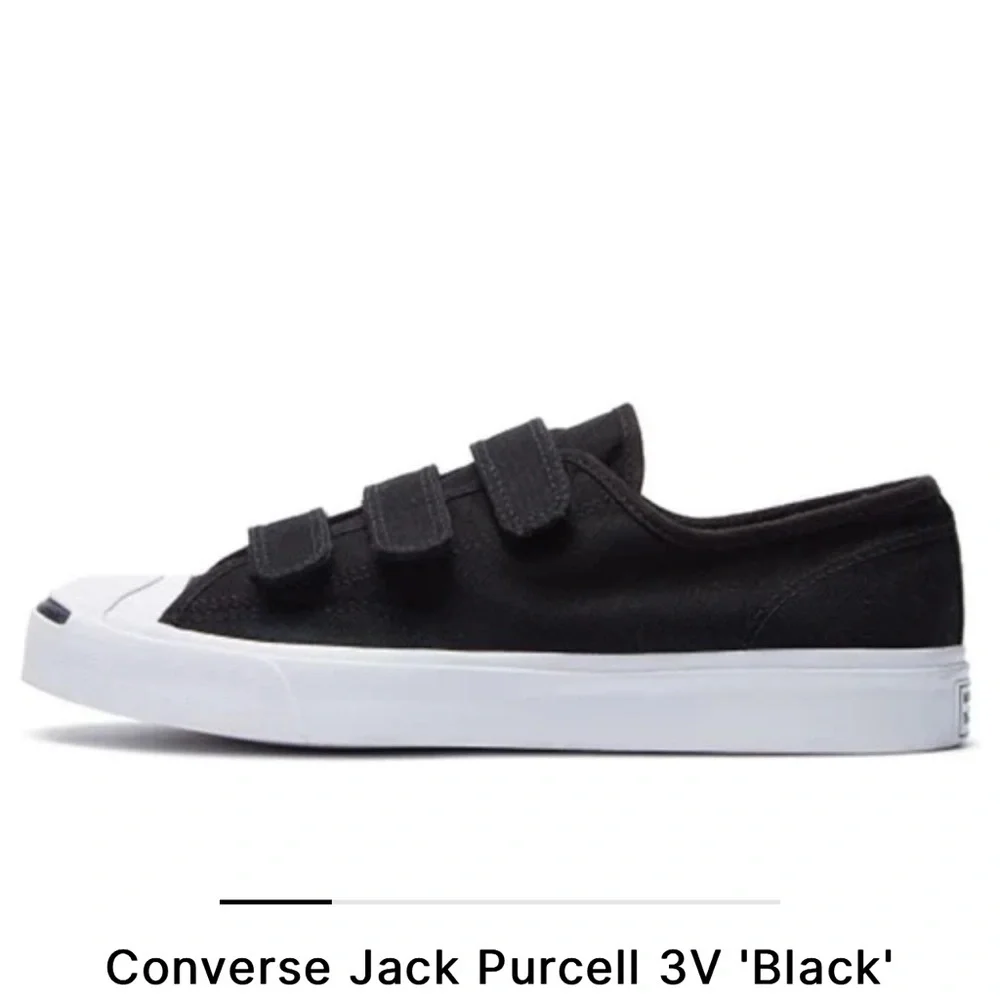 Converse Jack Purcell youth size 2 new shoes - Picture 2 of 4